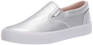 Lugz Womens Clipper Lx Slip On Sneakers Shoes Casual - Silver