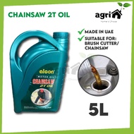 Alcon 5L Minyak Chainsaw / Minyak 2T Economy Motorcycle Chain Saw Lubricants 2-Stroke 2T Engine Oil 5L（Made In UAE)