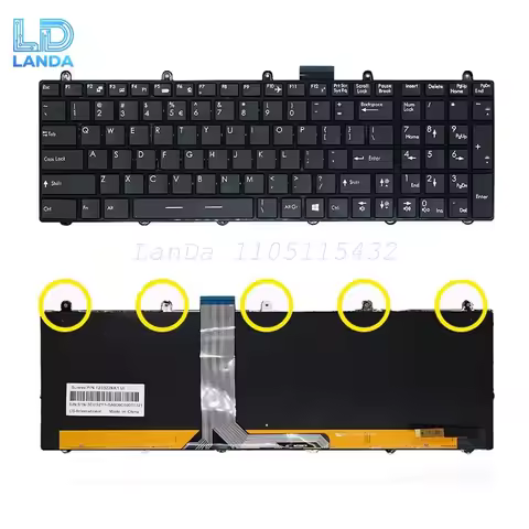 Keyboard For MSI GE60 2PL-403XCN 2PC-865XCN CX70 CX61 GP60 GE70 US Backlight