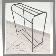 NLT2 - Anti Rust Towel Hanger Rack Towel Stand Hanger / Sidai Kain / Rak Penyidai Baju / Tuala Besi / Rak Ampaian Tuala