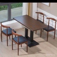 Dining Table Chair Dessert Fast Food Economical Cafe Commercial Noodle Combination Hotel Small Milk 