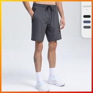 Lululemon new yoga sports men's shorts drawstring design pocket running pants 314 sg