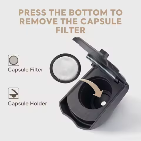 Coffee Capsule Plus Powder Holder Adapter Reusable Capsule Holder Kitchen Gadgets for DOLCE GUSTO Ed