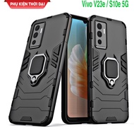Vivo V23e Iron Man Iring shockproof case with back support for watching movies and base ring