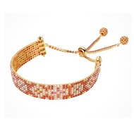 純銀八心八箭鋯石七併手鍊 - 幸福花嫁