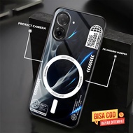 Redmi A5 4G 2025 Glass Softcase Latest Mobile Phone Case - Redmi A5 2025 4G Sentralacc Mobile Phone 