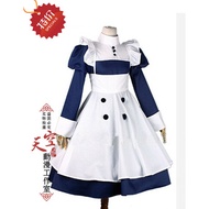 Black Butler Merlin Maid Costume cosplay Costume [Free Shipping Free Headwear]