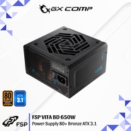 PSU FSP Vita BD 650 Watt 80+ Bronze ATX 3.1 | Power Supply 650W BD650 650BD