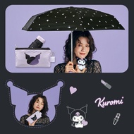 新品限時順豐包郵❤️全新現貨日本正版有標新款wpc. x Sanrio Characters - Kuromi 量產型可愛甜美晴雨兩用便攜傘 折疊傘 摺傘 雨傘 waterfront  because