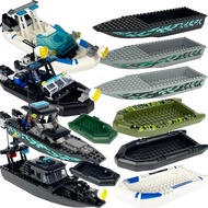 Hot Sale~Rubber Boat Building Blocks X009 Assault Boat X003 Cruiser J089CD X009 Military Accessories