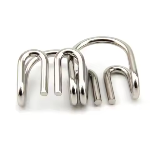 Big Size Brain Teasers Metal Wire IQ Puzzles Inteligencia Casse Tete Disentanglement Games Toys Jueg