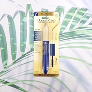 มาสคราร่าพร้อมเซรั่มบำรุง Double Extend Mascara Lash Boosting Serum 5ml 595 Blackest Black (LOreal