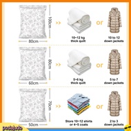 [poslajudo]  Space-saving Storage Bags Closet Space-saving Solutions Space Saver Vacuum Bags Set with Pump Reusable Storage Bags for Clothes Blankets Bedding Southeast Asian Buyers