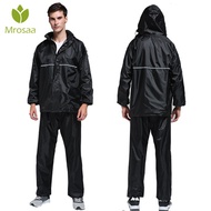 Raincoat Suit Impermeable reflective stripe Women/Men Hooded Motorcycle Poncho Adult Rainwear M-3XL