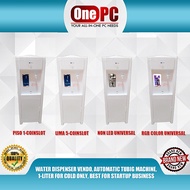 ONE PC WATER DISPENSER VENDO, AUTOMATIC TUBIG MACHINE, 1-LITER FOR COLD ONLY