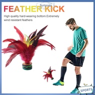 ❥ sunyuey ❥  20cm Feather Shuttlecock Hand Made Chicken Feather Shuttlecock Portable Foot Kick Handw