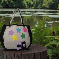 Handcrafted Crochet Tote Bag (30 × 46 × 11 cm)