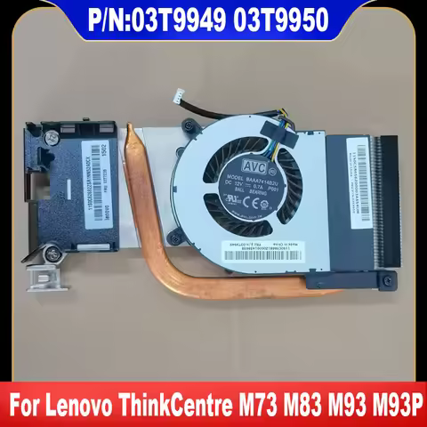 03T9949 03T9950 Original For Lenovo ThinkCentre M73 M83 M93 M93P Cooling Fan Cooler Fan BAAA7414B2U 