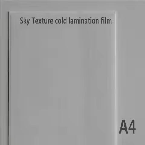 A4 size PVC Self Adhesive Cold Lamination Film/album photo lamination film with sparkling surface