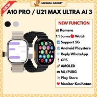 MAXWEAR A10 Pro / U21 Max Ultra Ai 3 Smart Watch Amoled 5G Cellular Android Playstore Sim Card Wifi 