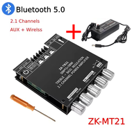 ZK TB21 32-pin ชิปขนาดใหญ่ แอมป์จิ๋วบลูทูธ แอมป์จิ๋ว แอมป์จิ๋ว 2.1 แอมป์ จิ๋ว บลูทูธ แยก ซับ แอมป์จิ