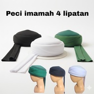 3 meter permanent imamah cap, permanent imamah cap, imamah cap, adult imamah cap, children's imamah 