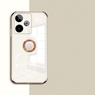 For Realme GT 7T GT8 Pro Case Smooth Electroplating Magnetic Suction Ring Bracket For Realme GT 7 GT