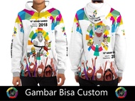Jaket Zipper Man Custom Asian Games 2018