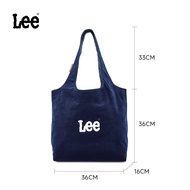 Lee Denim Garden Tote Bag กระเป๋าถือทรงสี่เหลี่ยมผืนผ้าสำหรับผู้หญิง ความจุขนาดใหญ่ กระเป๋าสะพายไหล่