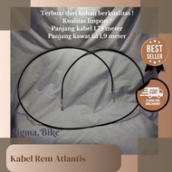 ATLANTIS BICYCLE BRAKE CABLE ATLANTIS BRAKE CABLE BICYCLE BRAKE CABLE 1.9 M LENGTH