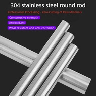 Stainless Steel Round Rod 304 Stainless Steel Round Rod Solid Round Bar Round Column Straight Steel 