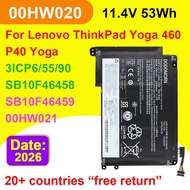 00HW020 00HW021 For Lenovo ThinkPad P40 Yoga 460 Yoga SB10F46458 SB10F46459 Laptop Battery 11.4V 53W