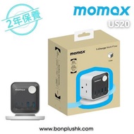 Momax 1-Charge Work Flow PD 25W 2A2C 3位拖板 US20 | 3位拖板 | 25W快充 | QC 3.0快充 | 行貨兩年保養