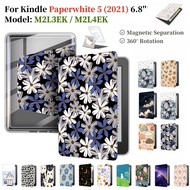 For Kindle Paperwhite 5 (11th Gen) 2021 6.8'' E-Reader Case M2L3EK M2L4EK Signed edition Magnetic Se