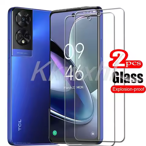 2PCS FOR TCL 50 5G 6.56" Tempered Glass Cover ON TCL50 TCL50XE 50XE NXTPAPER Screen Protector Transp