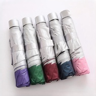 7 Ribs Sun Umbrella Automatic Windproof Folding Umbrella Payung Anti Sinaran UV Payung Pendek