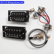 รถปิคอัพ Seymour Duncan SH1N SH4 Humbucker กีต้าร์ไฟฟ้ารถปิคอัพ2C สีดำ1V1T/2V1T/2V 2T บังเหียนมีสายก