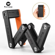WEST BIKING Foldable MTB Road Security Anti-theft Cycling Scooter Electric Bike Chain Lock Bicycle A