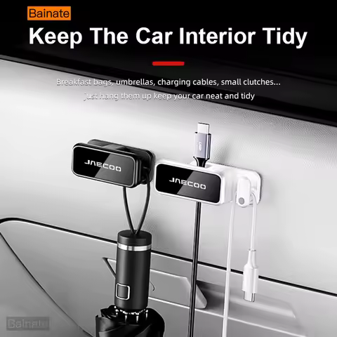 Car Hook Clips For JAECOO J5 J6 EV JAECOO J7 J8 2023-2025, Self-Adhesive Dashboard Hanger Key Bags S