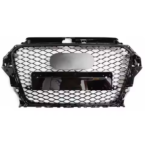 Honeycomb Grill Mesh for A3/S3 8V 2014 2015 2016 RS3 Hex Mesh Front Bumper Hood Grille New
