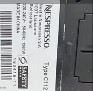 二手 nespresso c112 1007 coffee machine Platinum C 不鏽鋼咖啡機 咖啡機