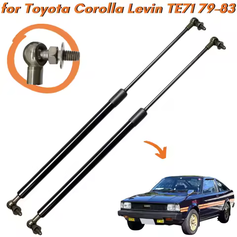 Qty(2) Trunk Struts for Toyota Corolla Levin TE71 Liftback 1979-1983 68950-19125 Rear Tailgate Lift