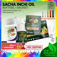 OWJA | INCHA ORGANICS | INCHANICS Minyak Sacha Inchi Oil Capsule/Sachet/Bottle Halal FDA KKM Authorised Distributor
