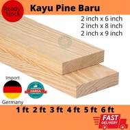 🌲Kayu Pine Baru 2 inch🌲  Kayu 2 x4 | Kayu 2 x 6 | Kayu 2 x 8 | Kayu Beluti | New Pine Wood 2 x 4 | Kayu Pine Siap Ketam