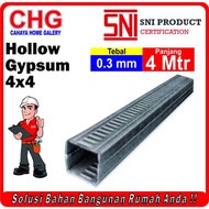 Besi Holo Profil 4 X Rangka Atap Hollow Gypsum Baja Ringan 4x4