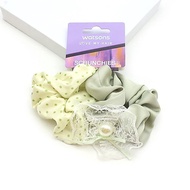 WATSONS Pearl Lace Accent Scrunchie 3s