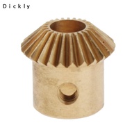 [Dickly] 0.5 Modulus Bevel Gear in Brass, Diameter of 25mm, Hole Range: 3 to 5mm