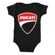 DUCATI MOTORBIKE CASUAL SPORT BABY WHITE ROMPER 18 Baby Cotton Soft Romper Baby Gift