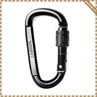 [WhstrongMY] 30KN Rock Climbing Hiking Screw Locking Carabiner Hook Clip 100 x 55mm
