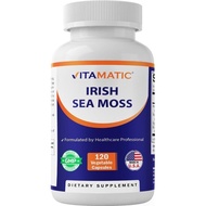 Irish Sea Moss, 120 Kapsul Sayuran, Vitamatic